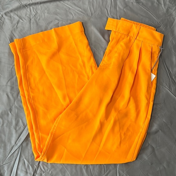 a new day Pants - Women's Orange Pants Straight by A New Day (60GK6X) Business Casual slacks